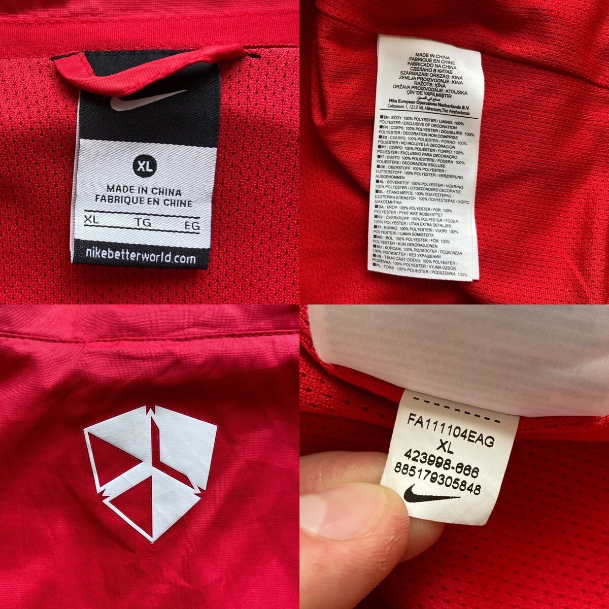 ARSENAL LONDON TRAINING FOOTBALL SOCCER TRACK JACKET NIKE ARSENAL LONDON TRAINING FOOTBALL SOCCER TRACK JACKET NIKE