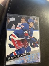 BRANDON CRAWLEY Young Guns Rookie Card 2020 2021 Upper Deck S2 NY RANGERS #464