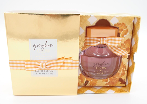 (2) Bath & Body Works Gold GINGHAM GLOW Parfum Eau De Parfum EDP 2,5 Oz. Geschenkbox - Bild 5 von 13