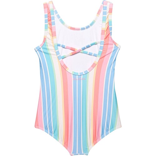 NEW Billabong Girl's Stoked On Stripes 1 piece Swimsuit Multicolor size 12 - Picture 5 of 5
