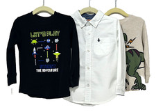 3T Boys Bundle  Dino, Space  Classic Button-Up Garanimals  Gymboree Pre-Owned