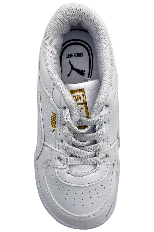 Zapatillas blancas PUMA para niños pequeños CA Pro clásicas de cierre alternativo Foto 2 de 3