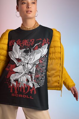 Samurai Champloo T-Shirt Horror Anime Walk Mugen Jin Fuu Kasumi