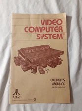 Atari 2600 System Console Instruction Manual Booklet ONLY Model CX2600A  1980