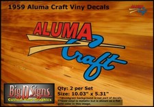 1959 Alumacraft Vinyl Decal 10.03