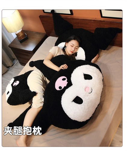 Cartoon Kuromi Plush Doll Stuffed Toy Cute Sleeping Throw Pillow Large Cushion - 第 11/23 張圖片