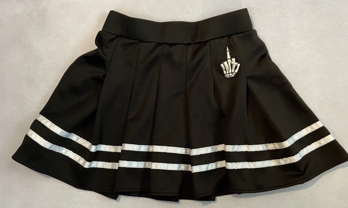 Black skater skirt ebay top