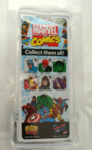 The Red Skull Wooden Pin Mates Marvel Comics Figure Toy New NOS MIP 2017 - Picture 3 of 3