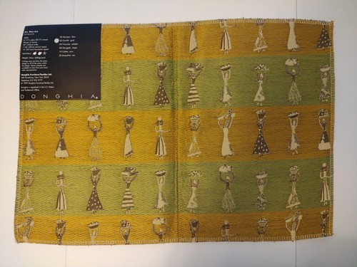 Donghia Au Marche Upholstery Fabric Remnant Sample Approx 12" x 12" Useable - Picture 5 of 6