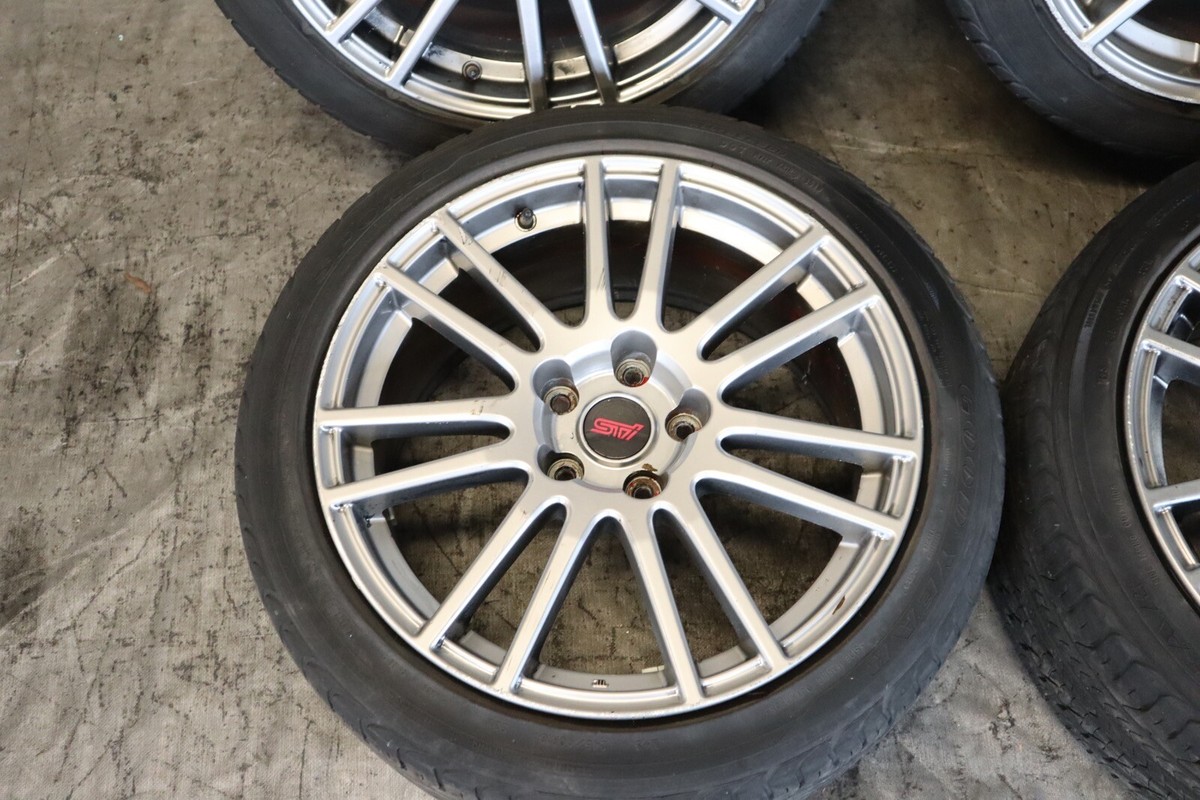 2011 Subaru WRX STI EJ257 GV8 OEM BBS Wheels Rims 18x8.5 55 2011 Subaru WRX STI EJ257 GV8 OEM BBS Wheels Rims 18x8.5 55