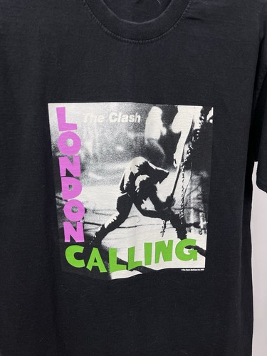 London Calling The Clash Vintage T-Shirt 2003 Black Tee Size S - Picture 3 of 5