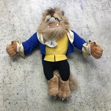 Vintage 1992 Disney Beauty  The Beast - Beast Plush - Soft  Cuddly - Fast Ship