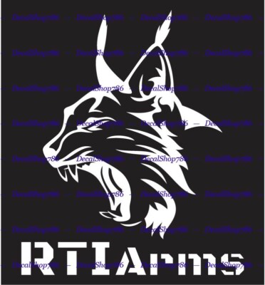 RTI ARMS Airgun/Rifle -Outdoor Sports/Hunting- Vinyl Die-Cut Peel N' Stick Decal