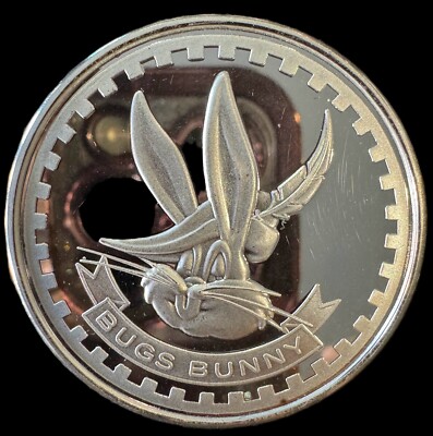 1991 Bugs Bunny Robin Hood Collector's Edition 1oz .999 Silver