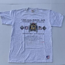 VTG Chicago White / Gray Sox 1991 Nutmeg Western Division Shirt USA Men XL 90s