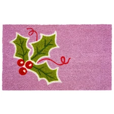 Calloway Mills Christmas Holly Berry Doormat  17" x 29"