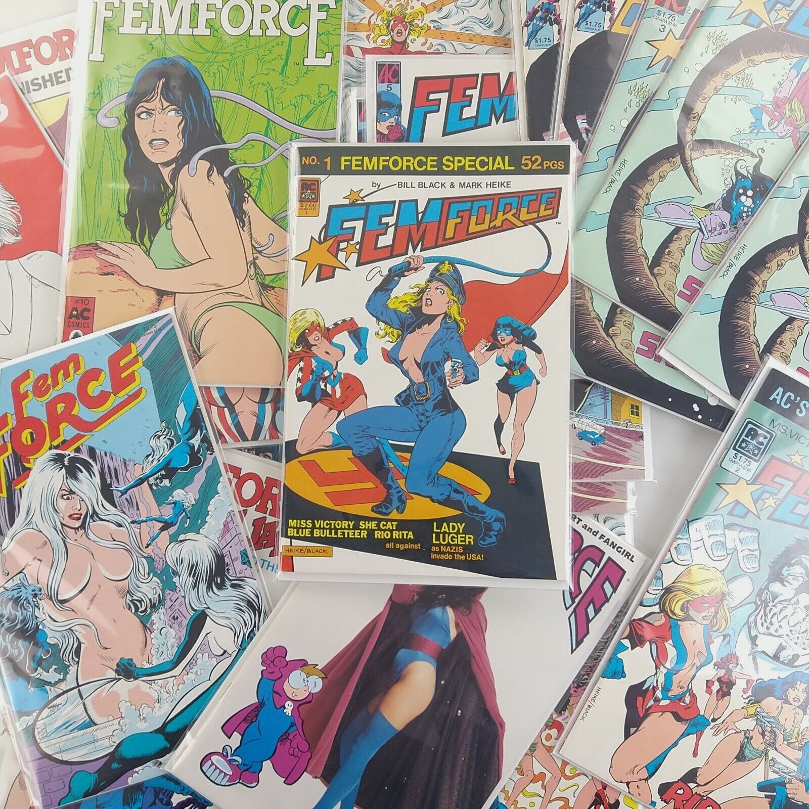 Femforce #1-95 CHOOSE/PICK Issue To Complete Set 1984 AC Good Girl Art 2 3 4 5 6