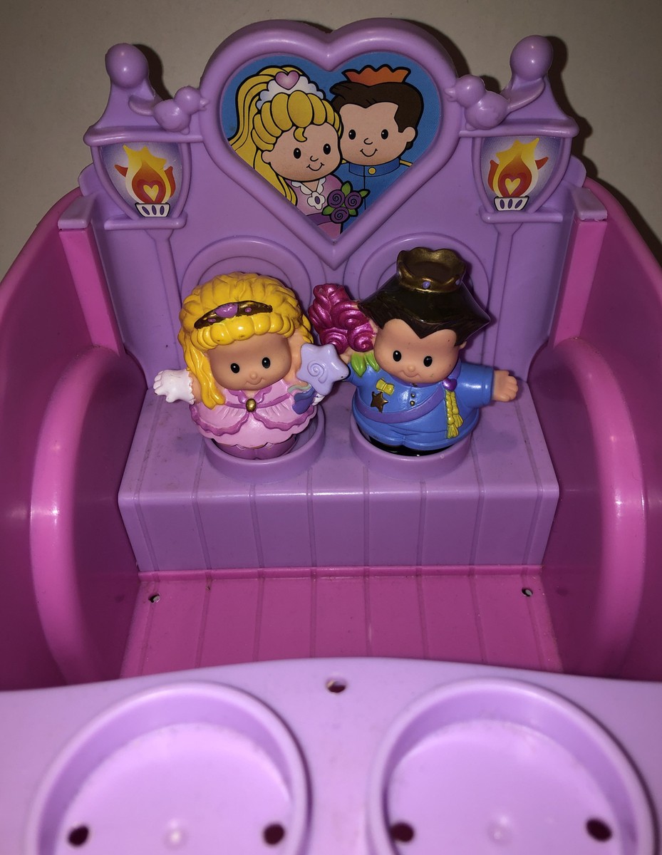 Fisher Price Little People Prince Princess Royal Wedding Carriage Horse  07