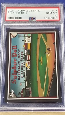 Sulphur Dell - 2021 Topps X Nashville Stars PSA 10 | eBay