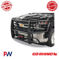 Go Rhino 3100 Series Stepguard Center Grille-brush Guards For Chevy Silverado