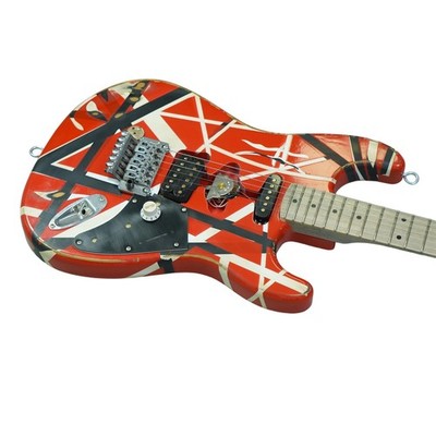 Limited Bench Built Tribute Guitar D Tuna Handcrafted Striped Finish Free Ship