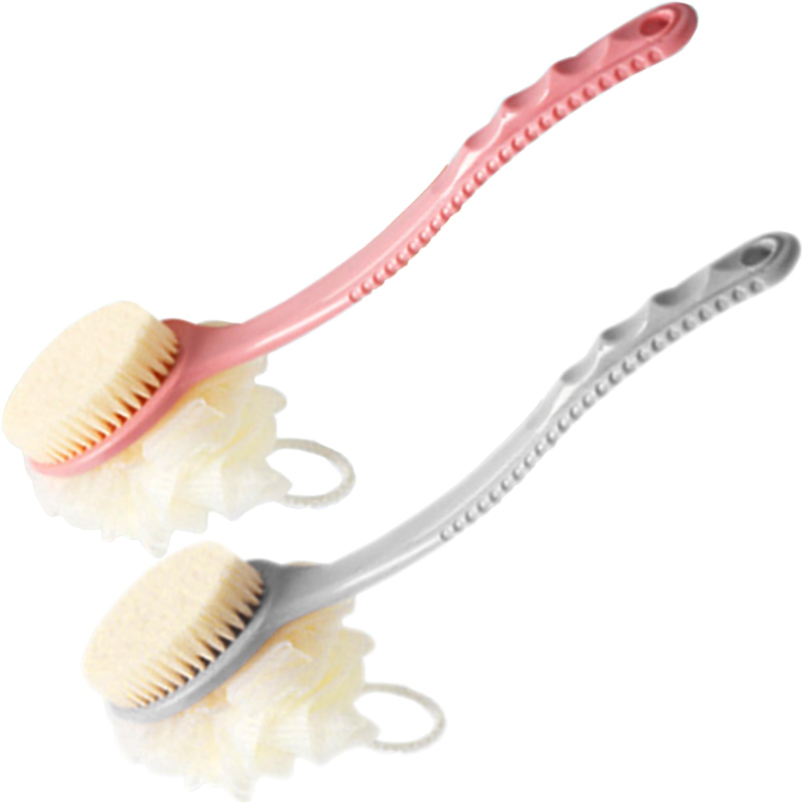 AARAINBOW Bath Body Brush Back Spong, 2 Packs Shower Brush with Long Handle L...