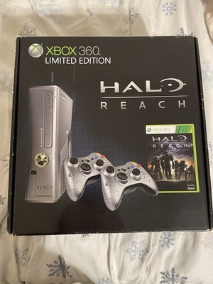 Xbox 360 Halo Reach Edition Console CIB-Extra Controller-Cooling Fan-Cables-Nice