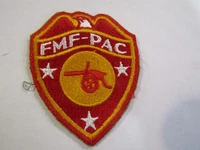 VINTAGE MILITARY PATCH WW2 ERA US MARINE CORPS FLEET MARINE FORCE PACIFIC ARTILL