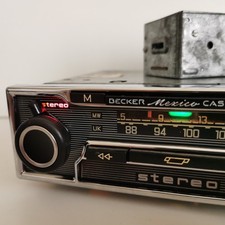 Becker Mexico Cassette-mu Full Stereo 1977 For Mercedes Bmw Vintage Car Radio Rare