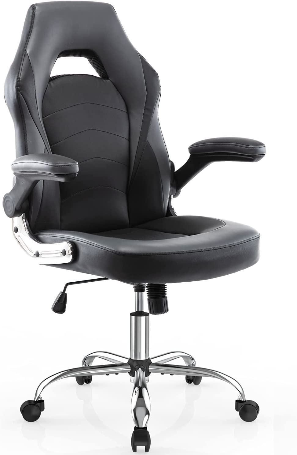 Gaming Chair, Racing Style Bonded Leather Gamer Chair, Ergonomic Office Chair Co-image
