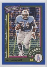 2022 Classics Legends Timeless Tributes Light Blue /125 Earl Campbell HOF 0m0g