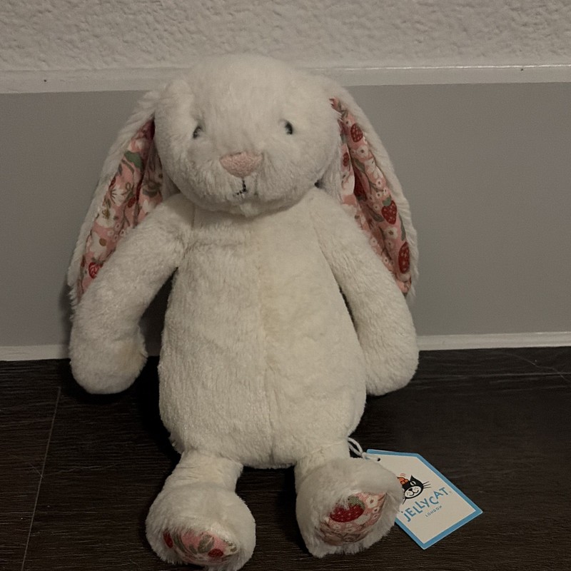 Jellycat Blossom Cream Bunny Plush Stuffed Animal Medium 14-24 in 2024 BAS6MS