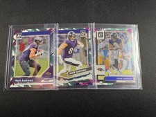 Mark Andrews Panini Optic Football Jazz SSP 3 Card Set