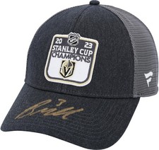 Brayden McNabb Golden Knights Signed 2023 Stanley Cup Champs Locker Room Cap
