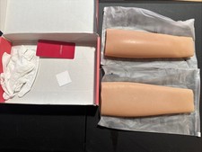 Silicone Calf Pads Leg Onlays Calf Corrector /Bow Skinny Legs Cover/2PC