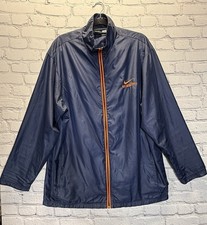 Men's Nike windbreaker jacket in blue with collar and full zip, size XXL.