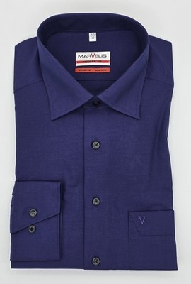 Marvelis Langarm Hemd Modern Fit Marine 4704.64.83  E57N