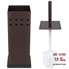 Toilet Brush and Holder, Toilet Bowl Brush for Bathroom, Toilet Bronze