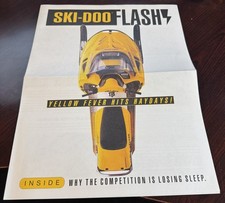 RARE 1997 SKI-DOO HAYDAYS SNOWMOBILE SALES BROCHURE 11" X 15" 4 PAGES T55 