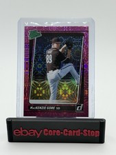 MacKenzie Gore 2021 Panini Donruss (RC) Rated Prospect - Pink Fireworks