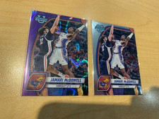 2024-25 Bowman U Chrome Purple Lava Refractor Jamari McDowell + Base - Kansas