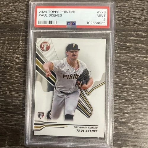 2024 TOPPS PRISTINE PAUL SKENES PIRATES RC PSA 9 MINT