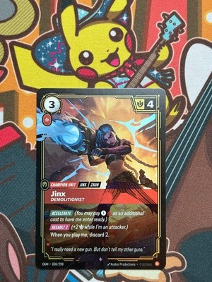 Jinx Demolitionist Rare 030/298 Origins Riftbound Karten NM