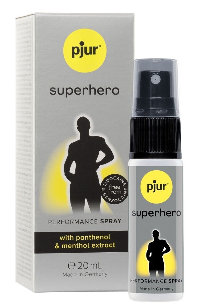 Pjur Superhero Delay Penis Spray Sex Pflegespray Männer Samenerguss Verzögerung Pjur Superhero Delay Penis Spray Sex Pflegespray Männer Samenerguss Verzögerung