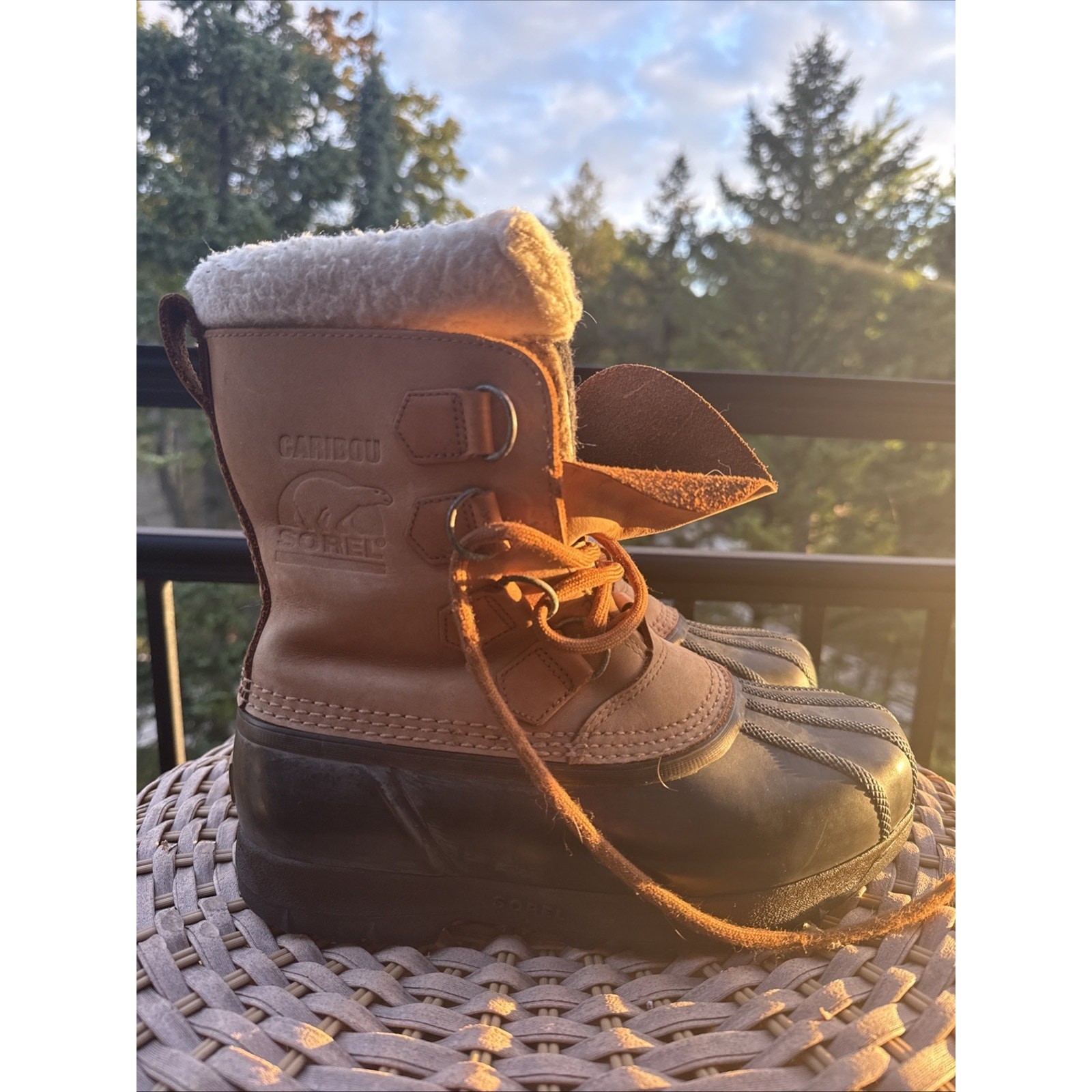 SOREL Women’s Caribou II NL1000-220 Winter Snow Lined Boots Waterproof 7