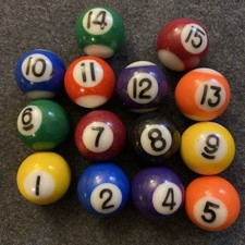 Mini Pool Balls Replacement Toys Pool Table Billiards