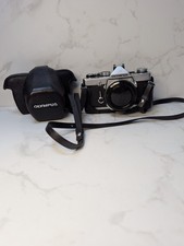 Olympus OM-1 MD 35mm SLR Film Camera Body w/ Original Case Tested Working