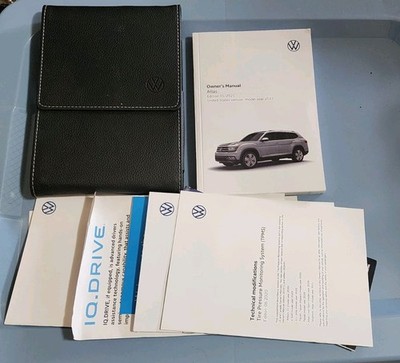 2021 Volkswagen Atlas Owners Manual Guide Book Set OEM With Case #34