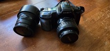Minolta Maxxum Camera Dynax 3xi 35 mm with 35-80 mm lens and tra 80-200 mm Lens