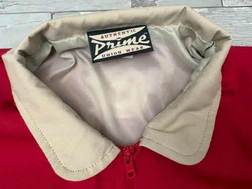 VTG 90s Saturn Auto UAW 3 Million & Counting Prime Union Jacket Red Sz L Bomber image 11